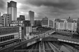 Above Birmingham New Street Station
