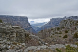 Vikos canyon view from Mpeloi