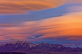 Extraordinary sunset #1 over Organ Mountains, New Mexico