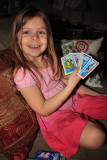 Emma Playing Go Fish<BR>January 24, 2010
