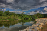 Hoosic River in HDR<BR>May 23, 2010