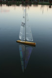 Sailboat Reflection<BR>November 6, 2007