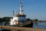 Winter ferry boat to Landsort