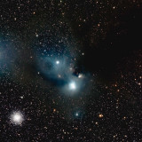 Area surrounding NGC 6729 in Corona Australis