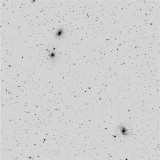Dorado Galaxies (Negative View).