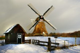Approaching snow shower.