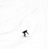 Snowboarder, Berthoud Pass, CO