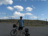 Getting ready to ride another backroad in Yellowstone