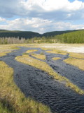 The landscape in Yellowstone is very different- theres no place quite like it.