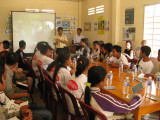 Field trip for the 9th graders to a Cambodian run NGO- CRDT Cambodian Rural Development Team