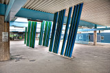 Lars Erik Falks skulptur p tunnelbanestationen   (N 59 24.193,E 17 56.534 )