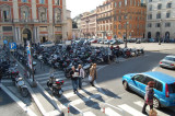 Quite a lot of motor cycles