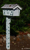Painted _ Viney English Ivy on Post & Box
