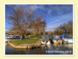 Frosty day at Bridge House Marina (2) - HDR