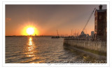 Sunset over the Mersey (HDR)