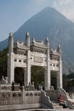 Gate of Po Lin Monastery