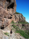 Imposing cliffs