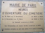 Montparnasse Cemetery Hours