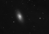 M-64 black-eye galaxy, a new test