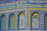 Close-up of Mosaics on Dome of the Rock