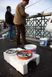 Fishing on Galata Bridge