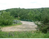 bridge and turnaround in front of antique shop