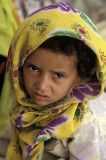 Girl at Koran school, Al-ashrafiya Mosque, Ta'izz
