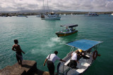 Boat to Las Gretas, Santa Cruz Island