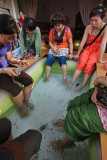 Fish foot massage, Siem Reap