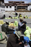 Street tailors at Jokhang area