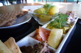 Swedish cusine: A combination of fish dishes 瑞典美食:六種魚料理