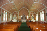 LOOKING TOWARD THE ALTER FROM THE BACK OF THE CHURCH