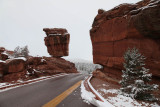 Balanced Rock in the Garden of the Gods, CO