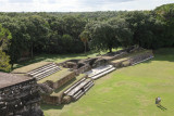 View from the top of the Altun Ha ruins in Belize