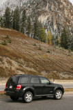 Our Rental SUV on the Icefields Parkway