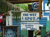 Bar in West End Village, Roatan