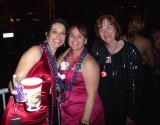 Rene, Sunnye, & Susan Waiting for the Next Float