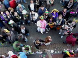 Looking Down from Bourbon Vieux Balcony