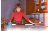 Erica ruling the Air Hockey table