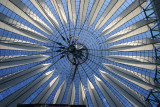 View straight up at the Sony Center