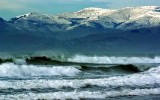 Pacific Waves & Snow on hills.jpg
