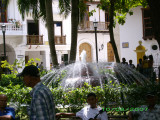 Fountain in the plaza
