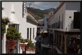 Going back into the main shopping street after our visit to the Church up the hill...