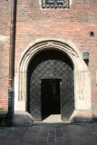 The entrance of Collegium Maius at Jagiellonska str.
