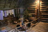 Coloring of tissue in hut - natural methods