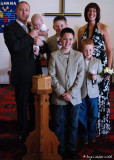 The family after the christening