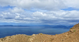 Vista desde el Monte Tarn hacia el Estrecho de Magallanes e Isla Dowson