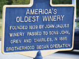 Sundays Day Trip:  Americas (!!) Oldest Winery
