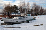Boat Stuck In Ice