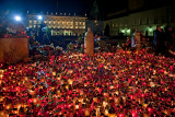 Mourning In Front Of Presidential Palace